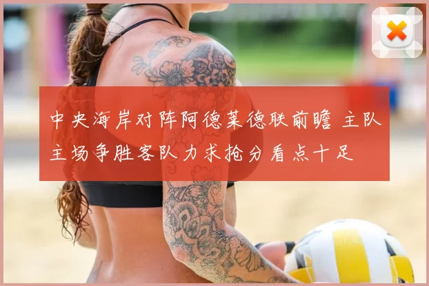 中央海岸对阵阿德莱德联前瞻 主队主场争胜客队力求抢分看点十足